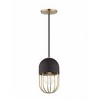 Mitzi Haley 1 - Light Pendant in  Polished Nickel/Black - 2 of 4
