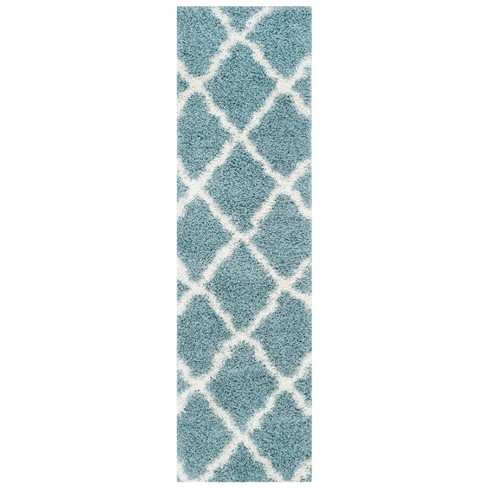 Dallas Shag Sgd257 Power Loomed Area Rug - Seafoam/ivory - 2'3