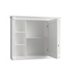 NicBex 35" Wall Mounted Bathroom Storage Cabinet,Medicine Cabinet with Mirror,Wall Cabinet with 6 Open Shelves,Over the Toilet Storage Cabinet - 2 of 4
