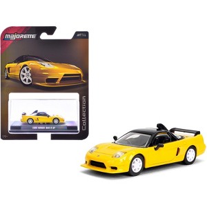1995 Honda NSX-R GT RHD (Right Hand Drive) Yellow with Black Top "Collection" Series 1/64 Diecast Model Car by Majorette - 1 of 4