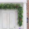 Puleo 9'x10" Garland Adorned with Pinecones - 3 of 4
