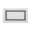 Hotel Bath Rug 100% Premium Cotton Tufted Weave Two Tone Reversible Bathroom Rug, Super Soft Absorbent, Machine Washable Bath Mat - 2 of 4