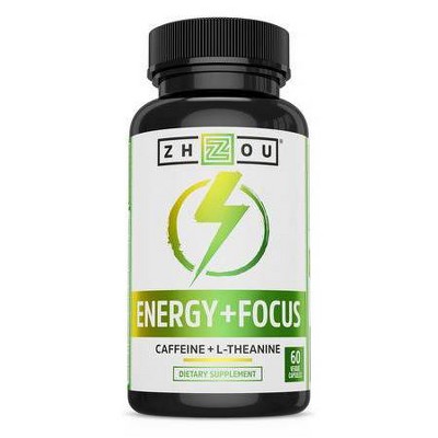 Zhou Energy + Focus Dietary Supplements - 60ct