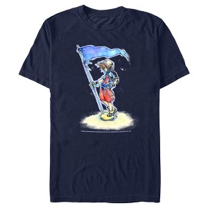 Men's Kingdom Hearts 1 Flags of the Kingdom T-Shirt - 1 of 4