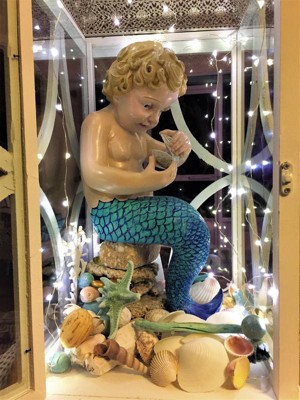 Design Toscano Ocean S Mermaid Illuminated Mosaic Glass Statue : Target