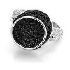 Tophat Cat Statement Ring for Women by Ginger Lyne Black Plated Cz Kitty Ring for Her - 4 of 4