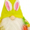 National Tree Company Easter Bunny Gnome Table Decoration, Yellow, Easter Collection, 11 Inches - 3 of 3
