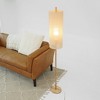 VYNXARIA Height Floor Lamp, Modern Standing Light for Living Room, Bedroom,Study Area Lighting,Oak and Natural - 2 of 4