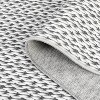 Printed Area Rug, Realistic Braided-Look Textured Rugs, Machine Washable Non-Slip Indoor Carpet for Living Room, Bedroom - 3 of 4
