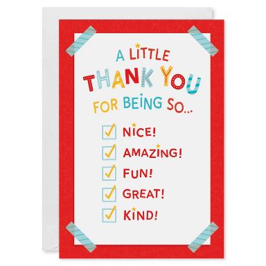 5ct Thank You Teacher Appreciation Card Pack, So Lucky, Includes Envelopes