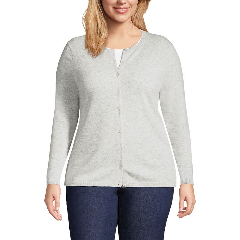 Lands' End Women's Cashmere Cardigan Sweater, 1 of 7