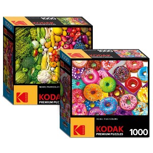 RoseArt I Love Donuts and Rainbow Superfoods Jigsaw Puzzle - 1000pc - 1 of 4
