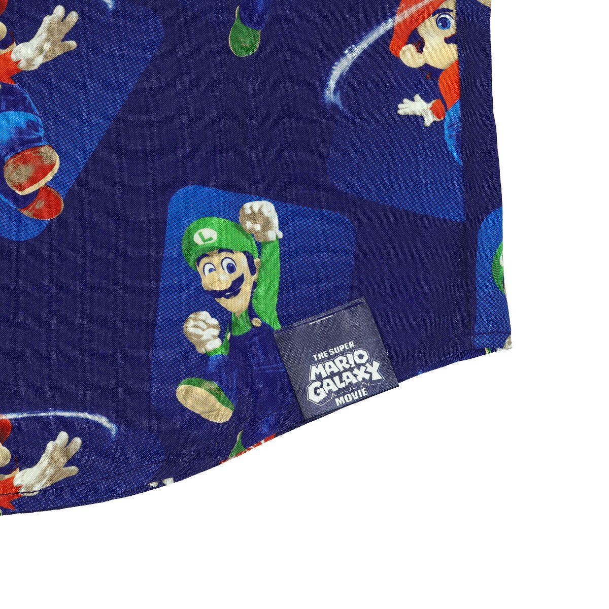 Seven Times Six Nintendo Super Mario Galaxy Hawaiian Shirt Boy's Mario Bros Button Up Top - thumbnail 6