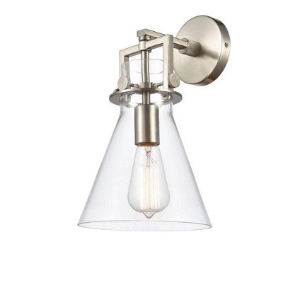 Newton Cone - 1 Light Wall Sconce In Industrial Style-14 Inches Tall and 8 Inches Wide