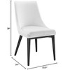 Modway Viscount Dining Side Chair Fabric Set of 2 - 3 of 4