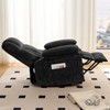 Mjkone Velvet Power Lift Recliners Chair With Lumbar Heating And 8-Point Vibration Massage,Recliner Armchair For Elderly - 2 of 4