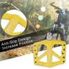 Unique Bargains Nylon Rear Foot Peg Flat Pedal Footrests Fit 9/16 Inch Axles BMX MTB Bicycle Yellow 1 Pair - 4 of 4