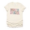Simply Sage Market Bubble Letter North Dakota Colorful Short Sleeve Tee - 2 of 4