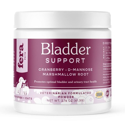 Fera Pet Organics Bladder Support Powder for Dog and Cats - Chicken Flavor - 2.16oz