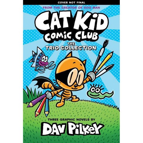 Dav Pilkey Cat Kid Comic Club Series #1- #3 Graphic Books Set NEW HARDCOVER  2022