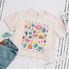 Simply Sage Market Women's Sunshine State Of Mind Flamingos Short Sleeve Relaxed Fit Cropped Tee - 3 of 4