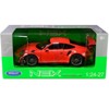 Porsche 911 GT3 RS Orange 1/24-1/27 Diecast Model Car by Welly - 3 of 4