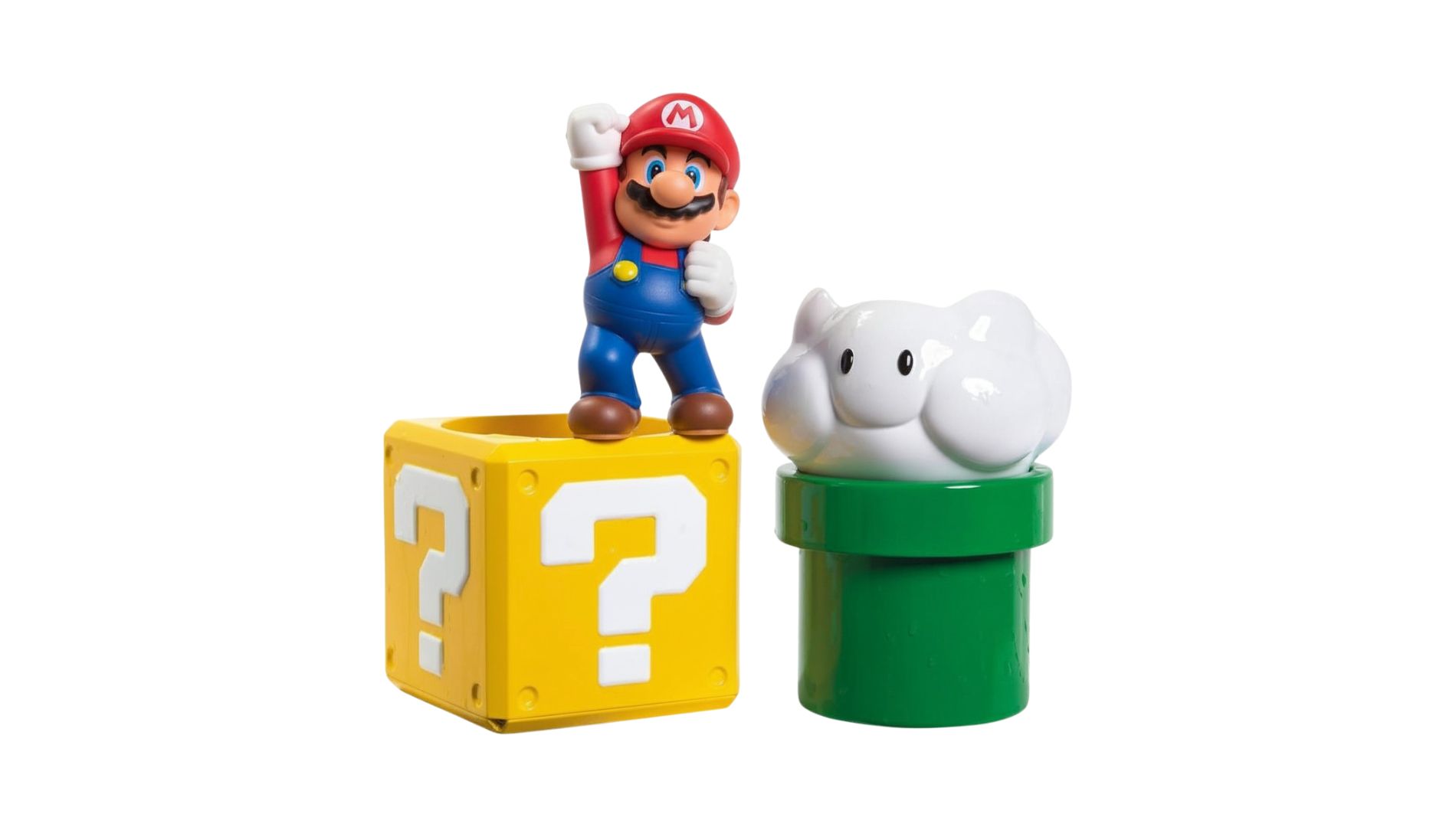 Super Mario Tomy Toomies My Mario Pour and Nest Bath Toys Set - 4pc