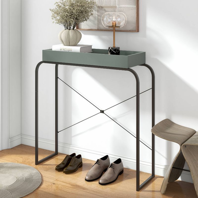 miBasics 33&#34; Songearth Modern Tray Top Console Table, 2 of 10