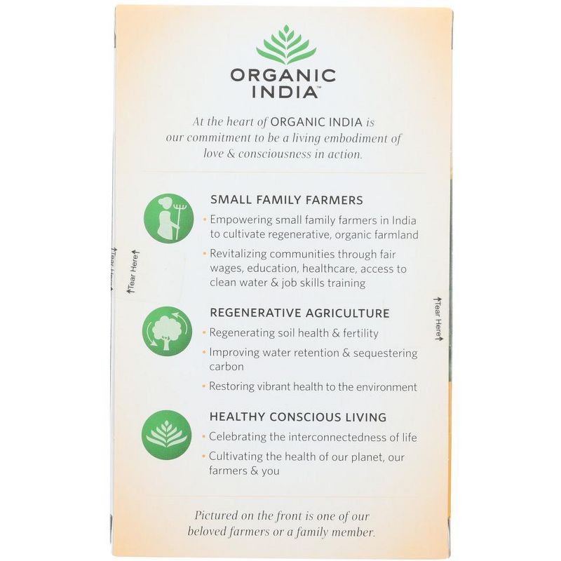 Organic India Tulsi Ashwagandha Tea - Case of 6/18 Bags, 3 of 6