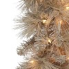 Puleo 9'x10" Pre-Lit Tan Artificial Garland with 100 UL-Listed Incandescent Lights - 3 of 4
