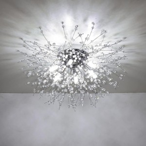 Crystal Flush Mount Ceiling Light,Luxury Crystal Ceiling Lamp,Modern Ceiling Light,Firework Ceiling Light Fixtures -Maison Boucle - 1 of 4