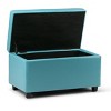 PAGED Storage Ottoman Multi-functional Ottoman Foot Rest with Safety Hinge and Tufted Top for Bedroom, Living Room - 3 of 4