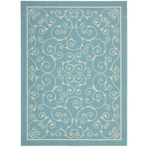 Nourison Home & Garden Loomed Scroll Indoor/outdoor Area Rug - 1 of 4