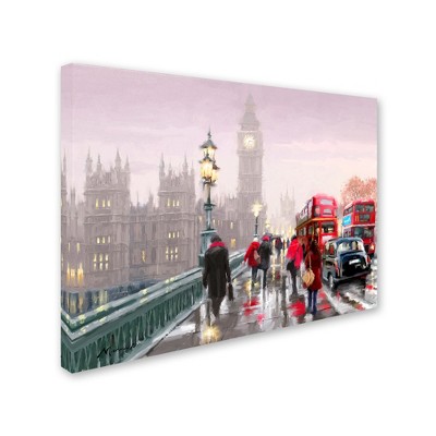 Trademark Fine Art -The Macneil Studio 'Westminster Bridge' Canvas Art
