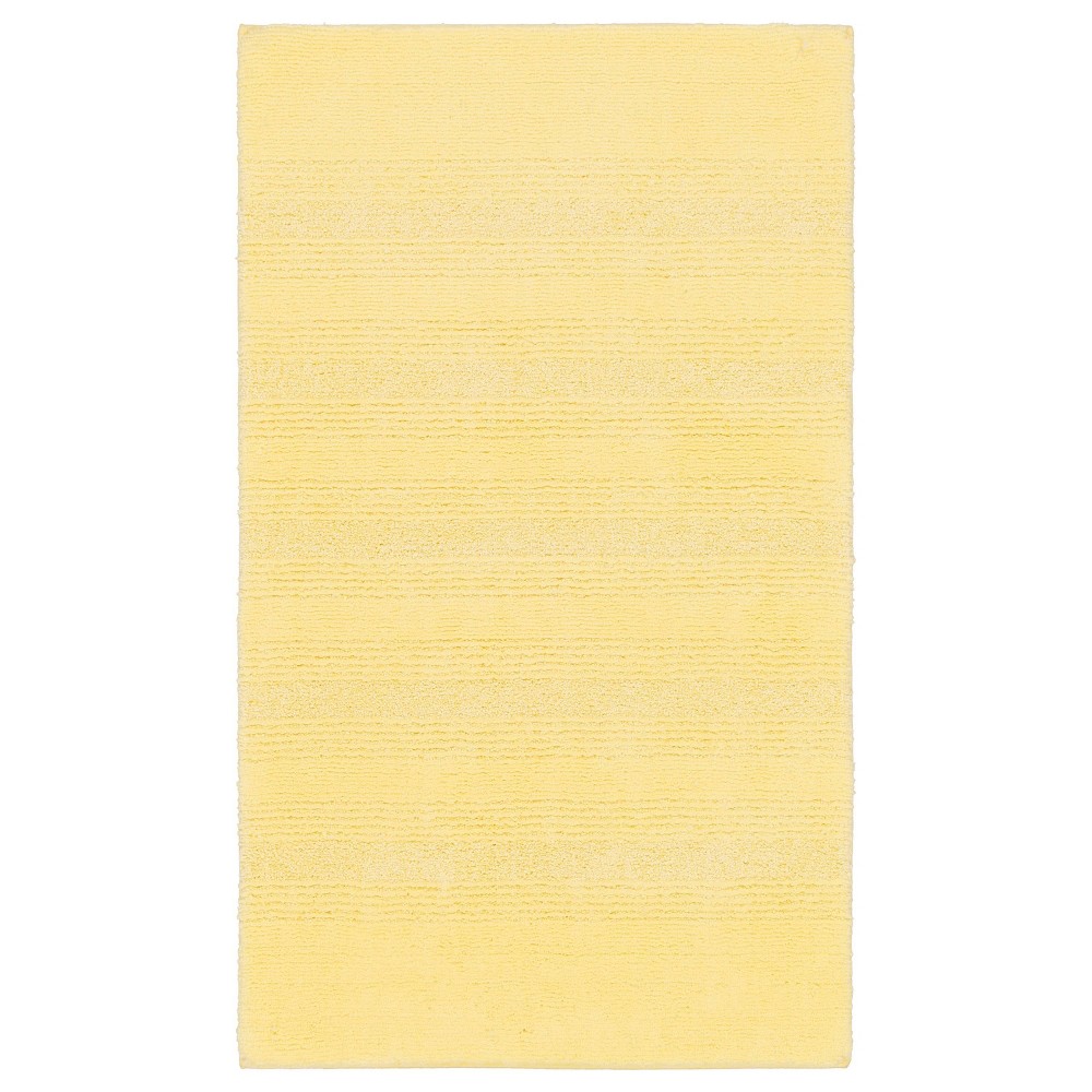  Nylon Washable Bathroom Rug Yellow