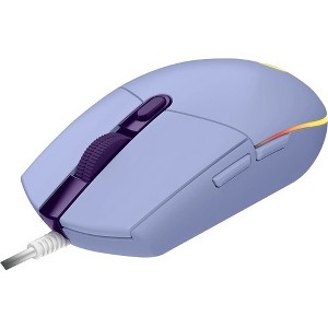 Logitech G203 Gaming Mouse - Cable - Lilac - USB - 8000 dpi - 6 Button(s) - 1 of 4