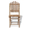 vidaXL Folding Patio Chairs 2 pcs Bamboo - 4 of 4