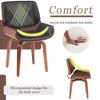 Set of 2 360° Swivel Dining Chair PU Leather Upholstered Dinner Chair, Mid-Century Modern, Ergonomic Design - Modernluxe - 2 of 4