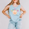 Simply Sage Market S.W.Smiley Beach Bum Smiley Face Garment Dyed Tank - 2 of 4