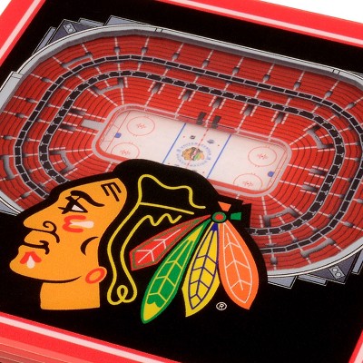 NHL Chicago Blackhawks 3D Stadium View Coaster