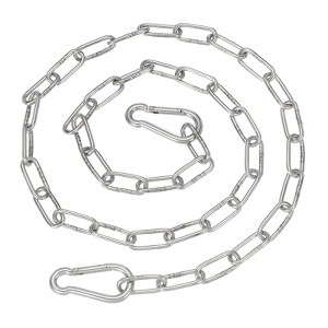 Unique Bargains Stainless Steel Outdoor Furniture Accessories Fitness Hammock Swing Chair Hanging Chain - 1 of 4