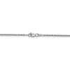 Black Bow Jewelry 1.5mm 14k White Gold Hollow Round Box Chain Necklace - 3 of 4