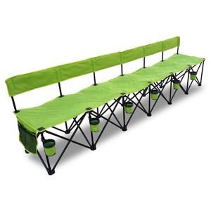 GoTEAM! Multi Seat Portable Folding Team Bench - 1 of 4