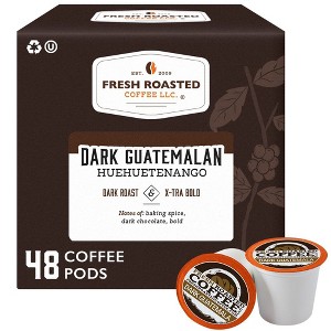 Fresh Roasted Coffee - 48 CT Dark Guatemalan Dark Roast Single Serve Pods - 1 of 4