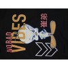 Looney Tunes Tweety Bird No Bad Vibes Men's Black Hooded Sweatshirt- - 2 of 2