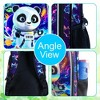 Generic 3Pcs Boys Backpack, 16" Panda School Backpacks with Lunch Box - 3 of 4
