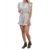 Women's Ruffle Smocked Romper - Hayden LA - 4 of 4