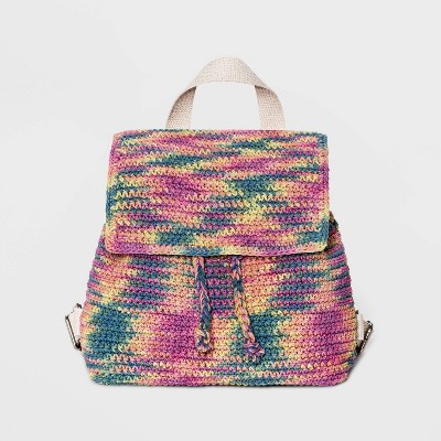 Photo 1 of Crochet Flap Backpack - Wild Fable™