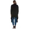 Plus Extra Long Open Front Cardigan - 24seven Comfort Apparel™ - 3 of 3