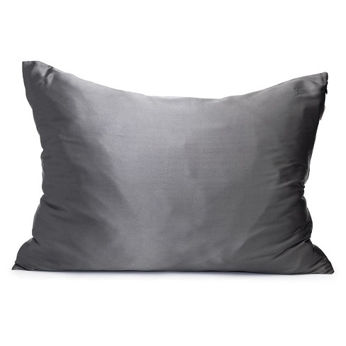 Kitsch Satin Pillowcase - Charcoal Grey : Target
